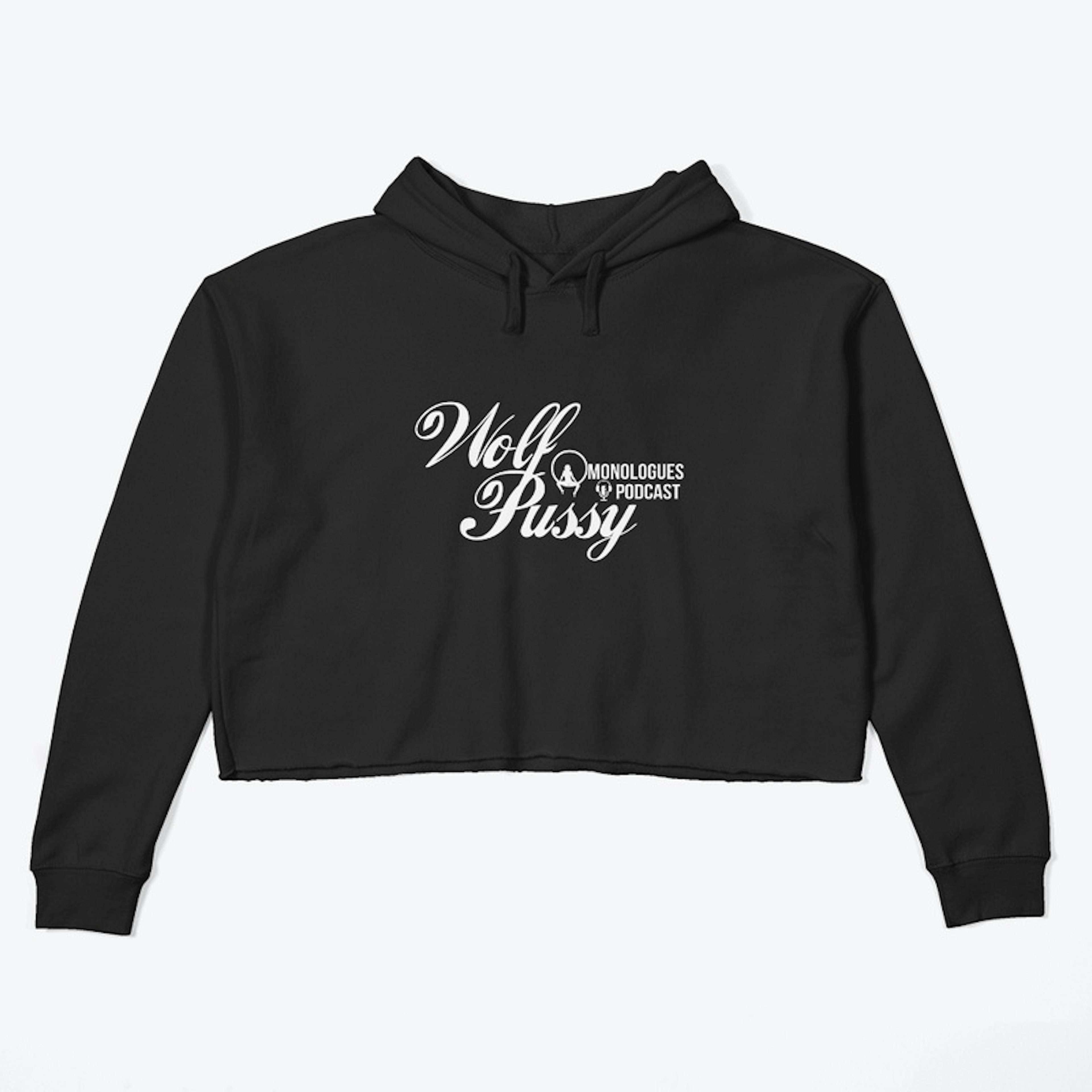 WolfPussy Cropped Hoodie (Blk)