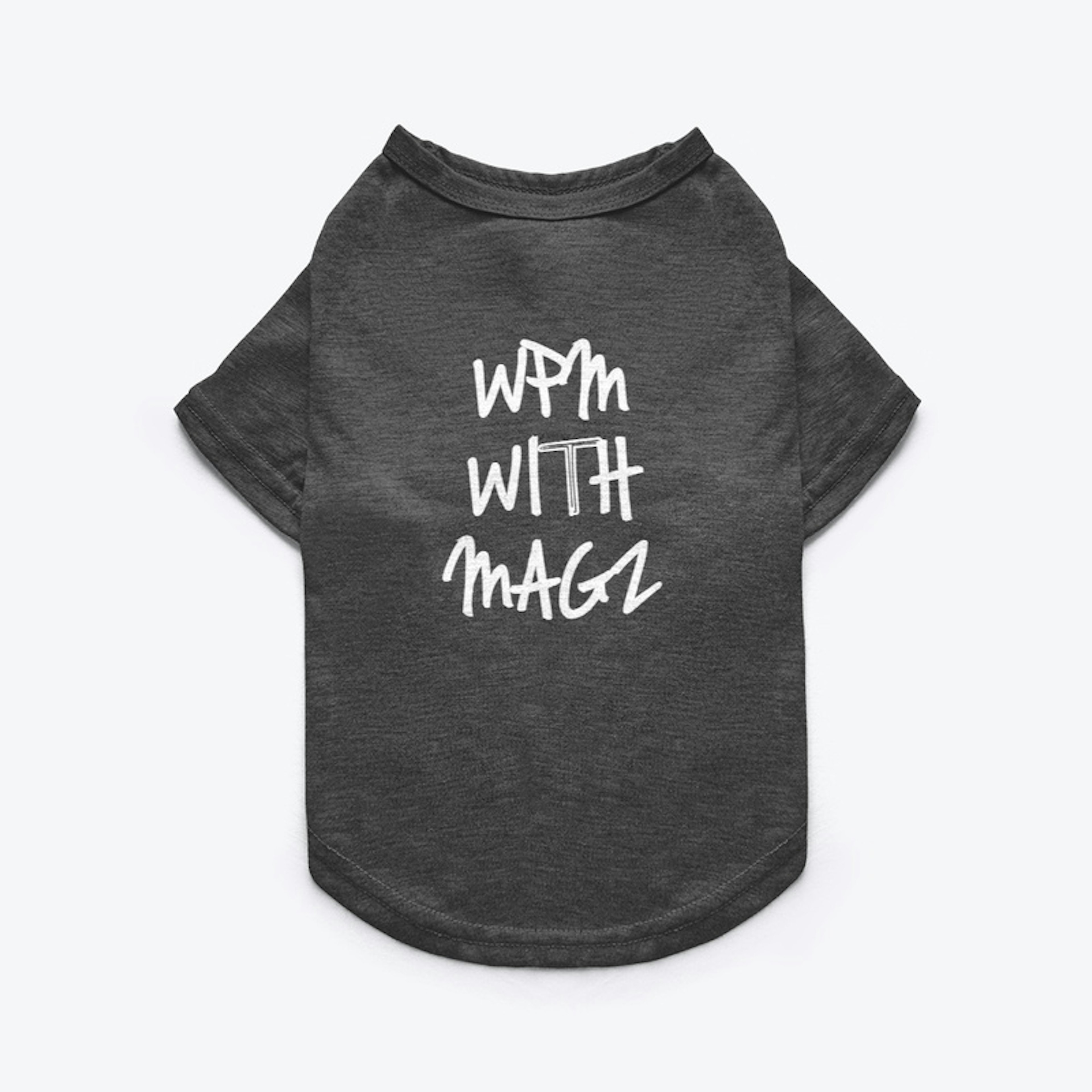 WPM WITH MAGZ PET TEE (BLK)